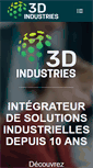Mobile Screenshot of 3dindustries.fr